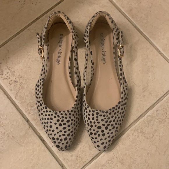 Unique Vintage Cheetah Print Flats size 8 - Picture 5 of 8